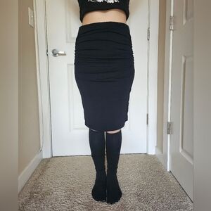 [donating soon]  Express Ruched Pencil Skirt